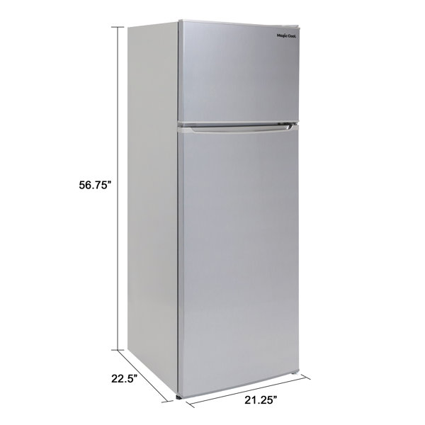 Magic Cool 22" 7.4 Cubic Feet Top Freezer Refrigerator & Reviews Wayfair